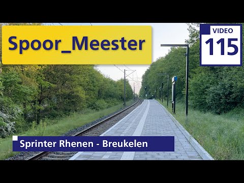 (4K) Railway Cabview NS Trein #SLT | Rij mee met de #sprinter van #Rhenen naar #Breukelen (115)