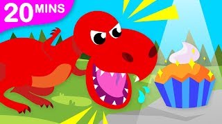 Do you Like Dinosaurs? | Baby T-Rex | Dinosaur Dance and more Dinosaur Songs by Little Angel