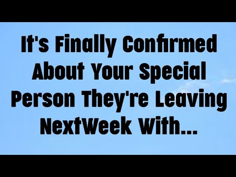 📜It's Finally Confirmed About Your Special Person They're Leaving NextWeek With...