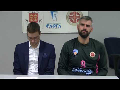Press konferencija KK Sloga KK Zdravlje Leskovac (76:79) 1.kolo AdmiralBet KLS 2021