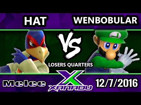 S@X 179 - Hat (Falco, Marth, Sheik) Vs. Wenbo (Falco, C. Falcon, Luigi, Fox) - SSBM Losers Quarters