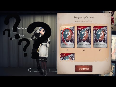 Identity V | Coordinator’s Most Rare Costumes! | Tarot Mode Gameplay