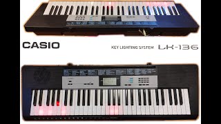 Video thumbnail for CASIO LK - 136 - DEMO songs - part 1/3 by Keyboards - review - repair