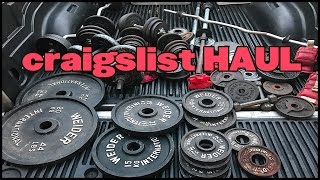 Craigslist Haul   Weight plate find