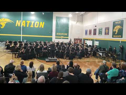 Walsh Middle School Honor Band 2019 Winter Concert - Come Down Rain by Jack Wilds