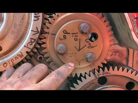 How to do the timing on a Cummins ISX15 single cam 👍👍👍🚛🚛🚛🔧🔧🛠🛠🗜🗜🧰🧰🧰