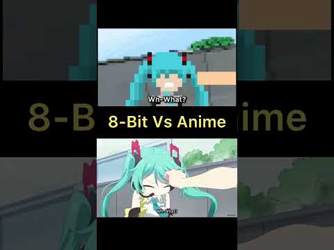 Miku’s Voice 8-Bit Vs. Anime #anime  #hatsunemiku
