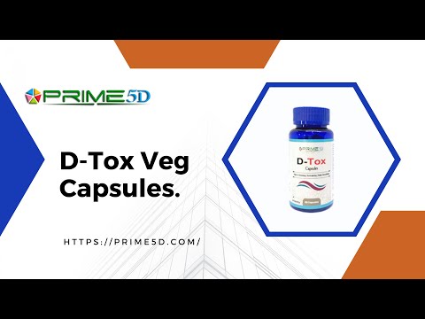 Prime 5d d-tox capsule, 60 tablets
