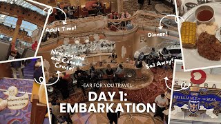Royal Caribbean New England and Canada Cruise Day 1: Embarkation, Inside Cabin Tour, Main Dining