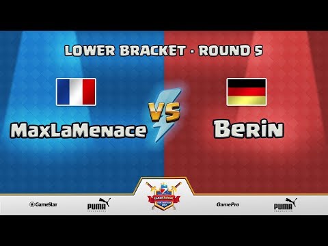 ESWC Gamescom 2017 Clash Royale - Lower Bracket - Round 5 - MaxLaMenace vs Berin