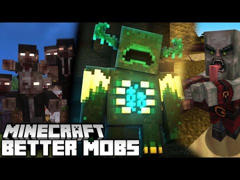 TOP 5 Best MOB TEXTURE PACKS for Minecraft 🥇