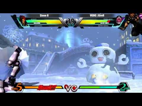 WNX(UMVC3), 4/12/2012 - VGBC | GimR (Skrull/Frank/Sent) Vs. Steve H (Wolv/Wesk/Akuma)