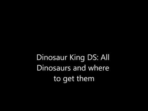 Dinosaur King DS all dinosaurs
