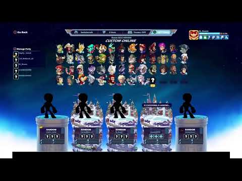 Custom with my Brawlhalla clan