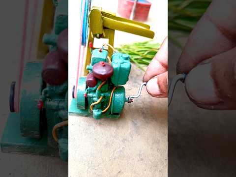 Smallest Diesel Engine and Cow Fodder Cutting Machine Project