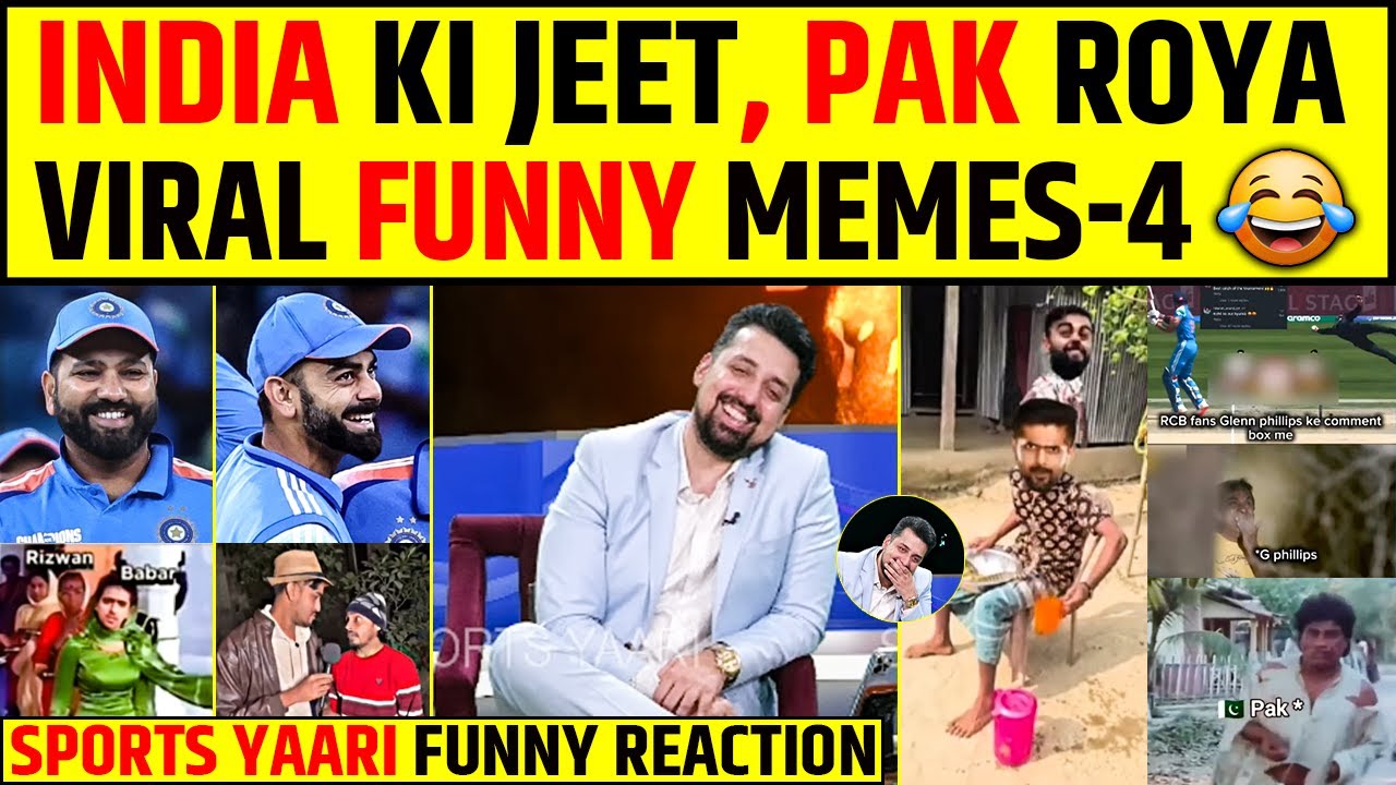 INDIA KI JEET SE ROYA PAKISTAN!: VIRAL FUNNY MEMES 😂 SPORTS YAARI FUNNY REACTIONS #indvsnz #ct2025