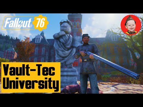 Fallout 76: Exploring Morgantown - Vault-Tec University (PS4 gameplay. Episode 62)
