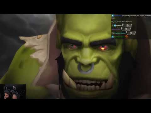Tyler1 watches Garrosh World of Warcraft Cinematic