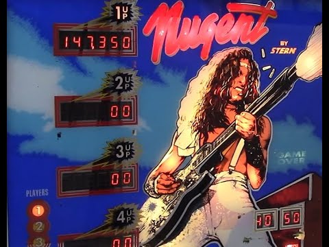 1978 Stern NUGENT pinball machine