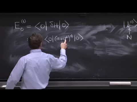 L2.2 Anharmonic Oscillator via a quartic perturbation
