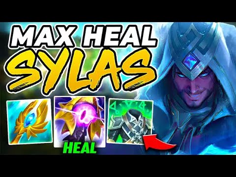SUPER HEALING SYLAS OUT HEALS ANY DAMAGE HE TAKES (100% SPELL VAMP)