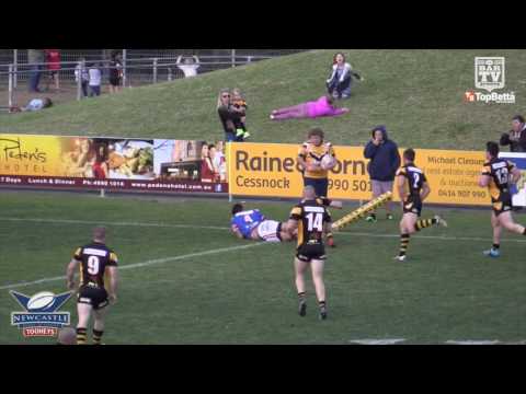 2016 Newcastle RL Round 16 1st Grade Highlights - Cessnock Goannas v Kurri Kurri Bulldogs