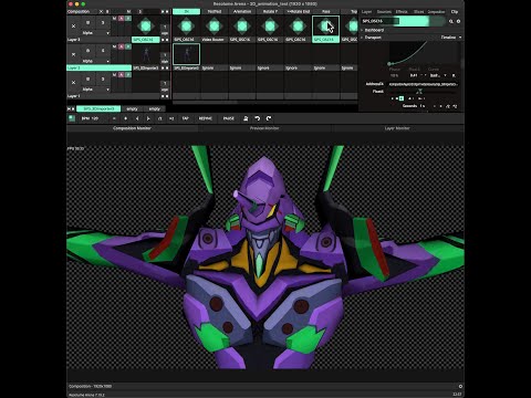 [Resolume plugin] 3D Importer v3 for animation (FFGL/Mac only) -under development-