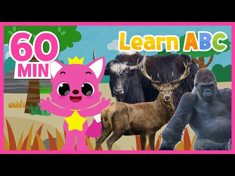 Learn Animals' Names with Pinkfong | +Compilation | English Vocabulary for Kids | Pinkfong ABC kids