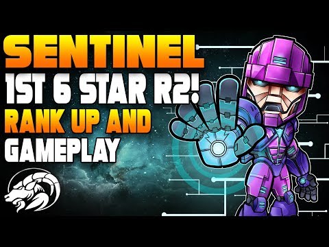 6 Star Sentinel Rank 2 Variant 3 Game Play And Rank Up | Marvel Contest of Champions