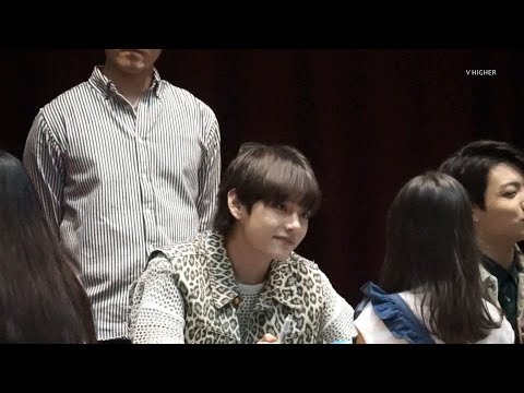 180527 알라딘 팬싸인회 꼬마를 만난 방탄소년단