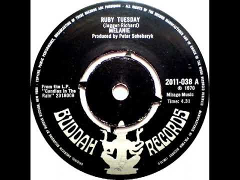 UK New Entry 1970 (175) Melanie - Ruby Tuesday