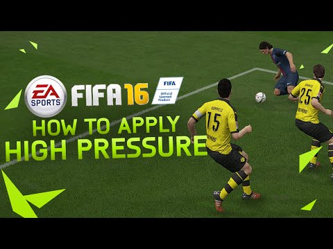 FIFA 16 - How to Apply High Pressure / Best Defending Technique Tutorial / H2H & FUT TIPS