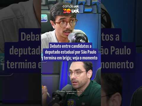 Debate entre candidatos a deputado estadual por São Paulo termina em briga; veja o momento