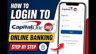 How to login to Capital One 360 online banking - Step by Step