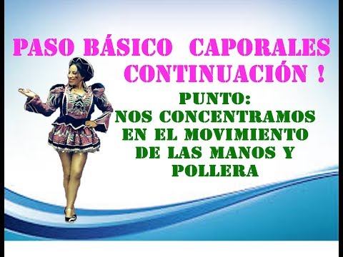 Caporales: Basic step, hand movements, and skirts for the "Bolivia Festival" entrance.
