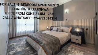 FOR SALE: 4 BEDROOM APARTMENTS ALL EN-SUITE + DSQ