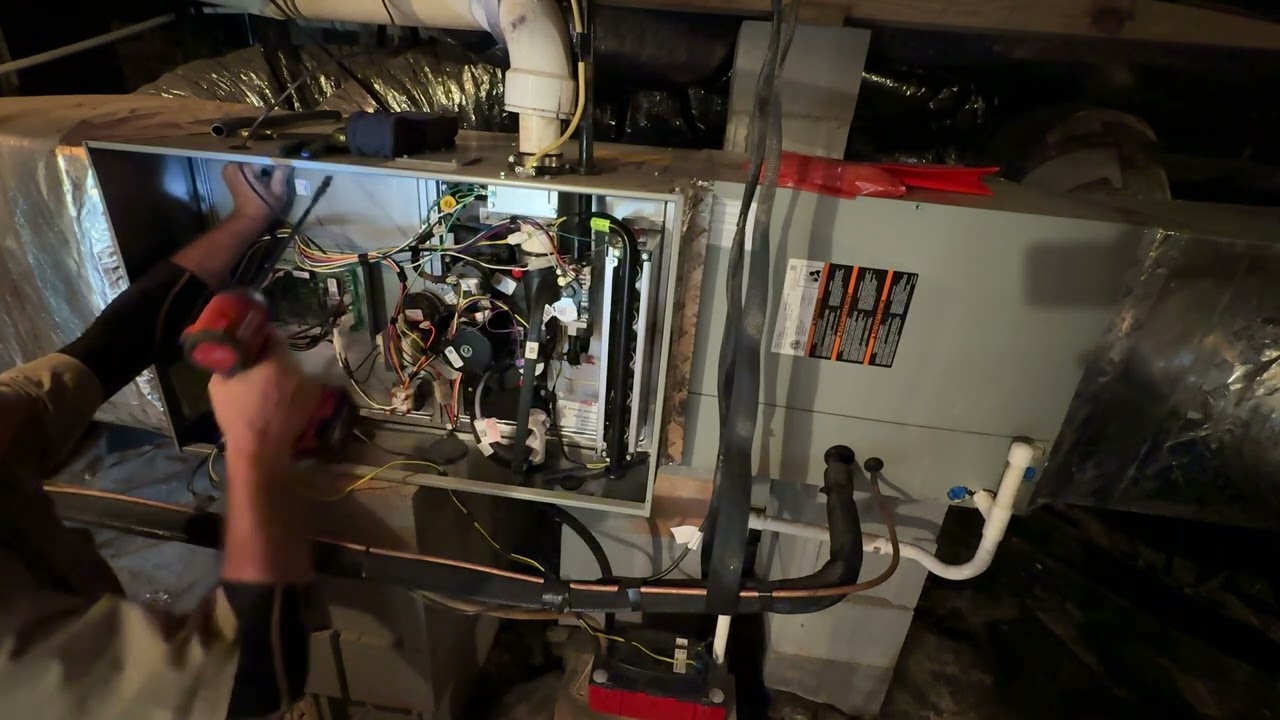 Blower Replaced in Gas Furnace