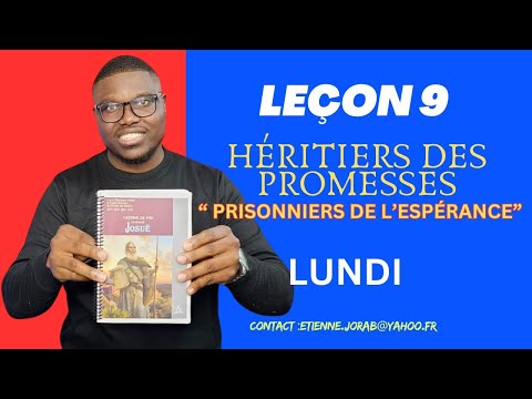 Leçon n° 9- La Terre comme un don / LUNDI (ECOSSA 2025- TRIMESTRE 4)