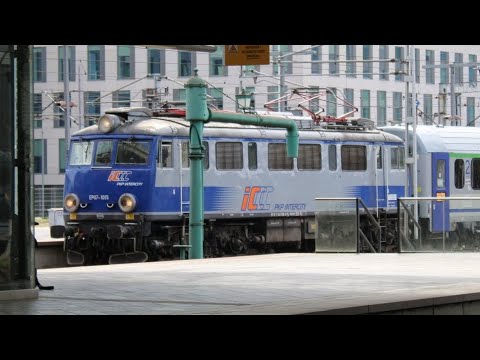 Wjazd EP07-1015 z IC POMORZANIN na stację Wrocław Główny 
