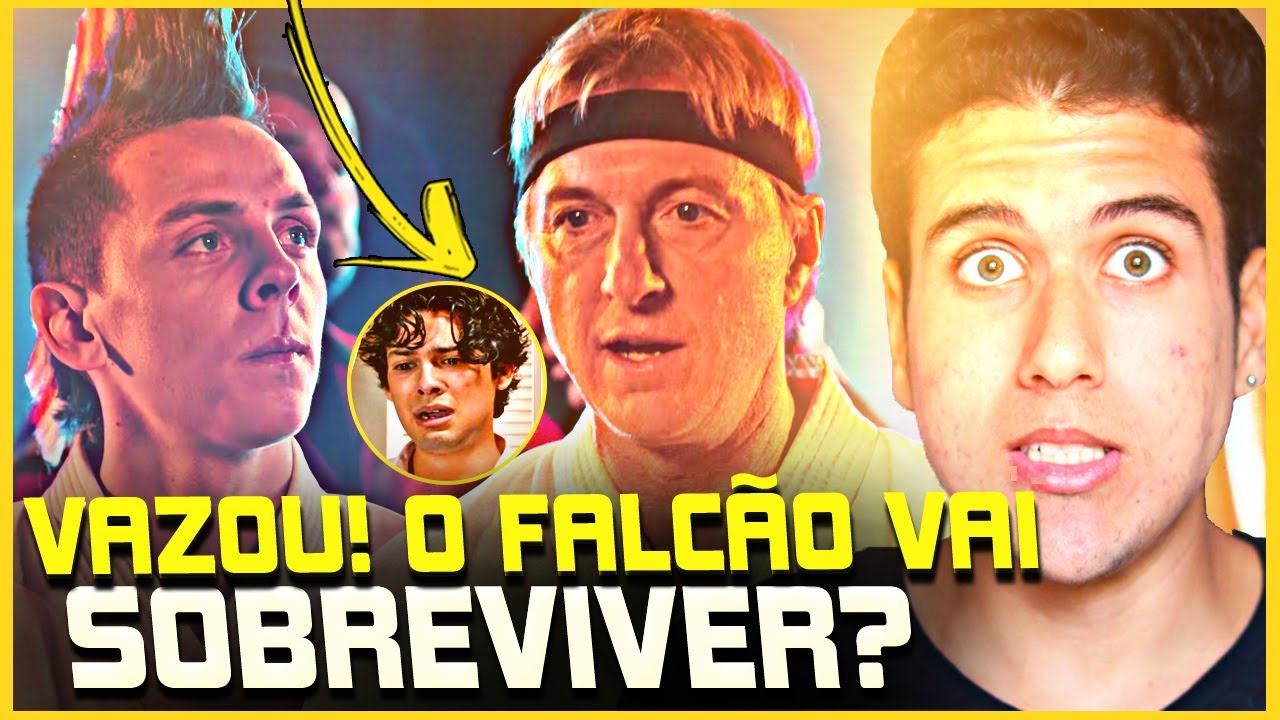 BOMBA! VAZARAM NOVAS IMAGENS DA PARTE 3 DE COBRA KAI 6! FALCÃO NÃO VAI SOBREVIVER...