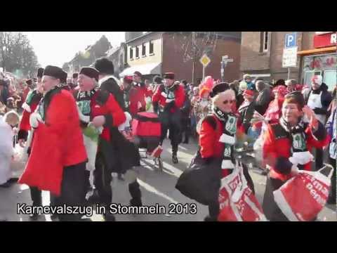 Karneval, Zug in Stommeln 2013.mp4