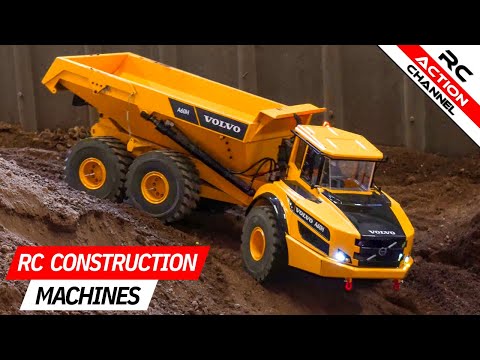 Mind-Blowing RC Construction Machines & RC Trucks That Work Hard + POV Excavator Operator