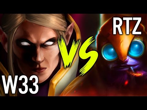 Epic w33 Invoker vs RTZ Tinker Showdown Top MMR Pro 7.00 Dota2 Gameplay