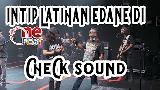 Download lagu MENGINTIP EDANE LATIHAN DI ONE FEST ( CHECK SOUND ) mp3
