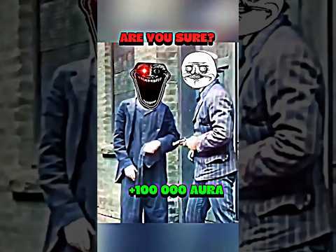 The Best Aura Moment💀||#shorts #trollface #aura