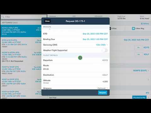 ForeFlight MFB One: Air Force Weather Briefs