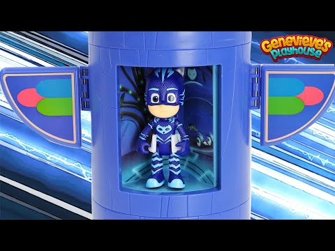 Best Toy Learning Video for Kids with ☻PJ Masks☻ Rev n' Rumbler Race Cars!