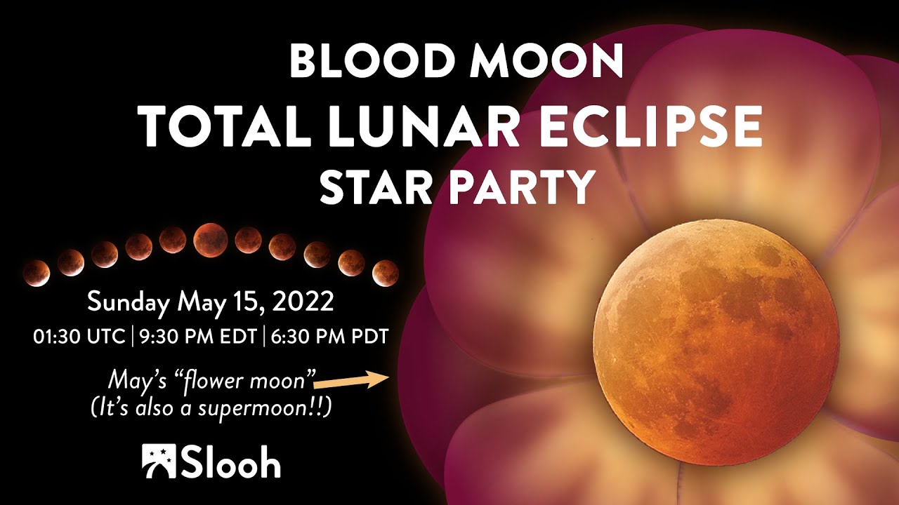 Blood Moon Lunar Eclipse Live via Slooh's Online Telescope - YouTube
