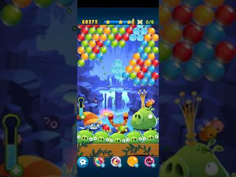 Angry Birds POP Level 25 defeat king pig (with willow) Gameplay