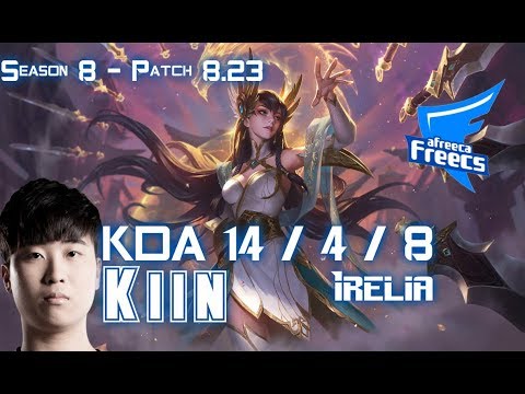 AFs Kiin IRELIA vs CAMILLE Top - Patch 8.23 KR Ranked